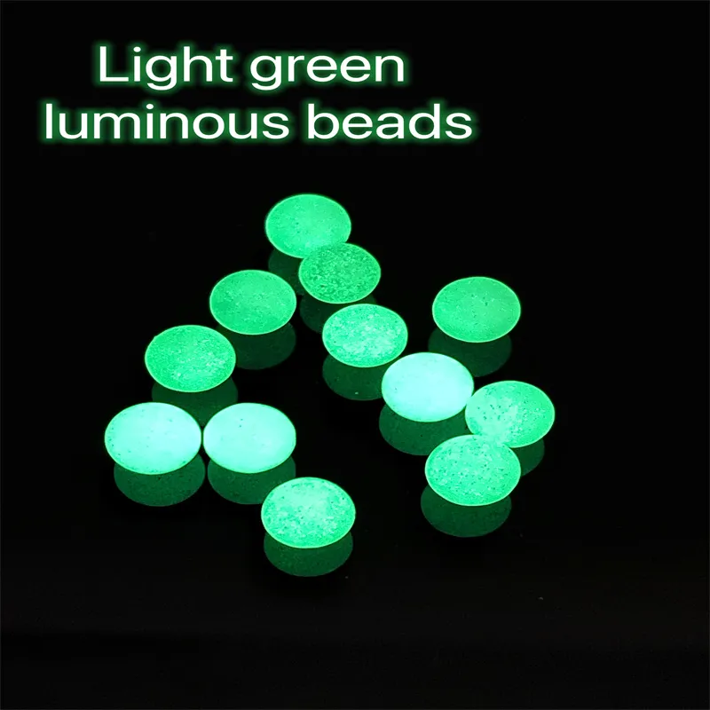 2mm hookah light green luminous quartz beads for quartz bowl accessories
