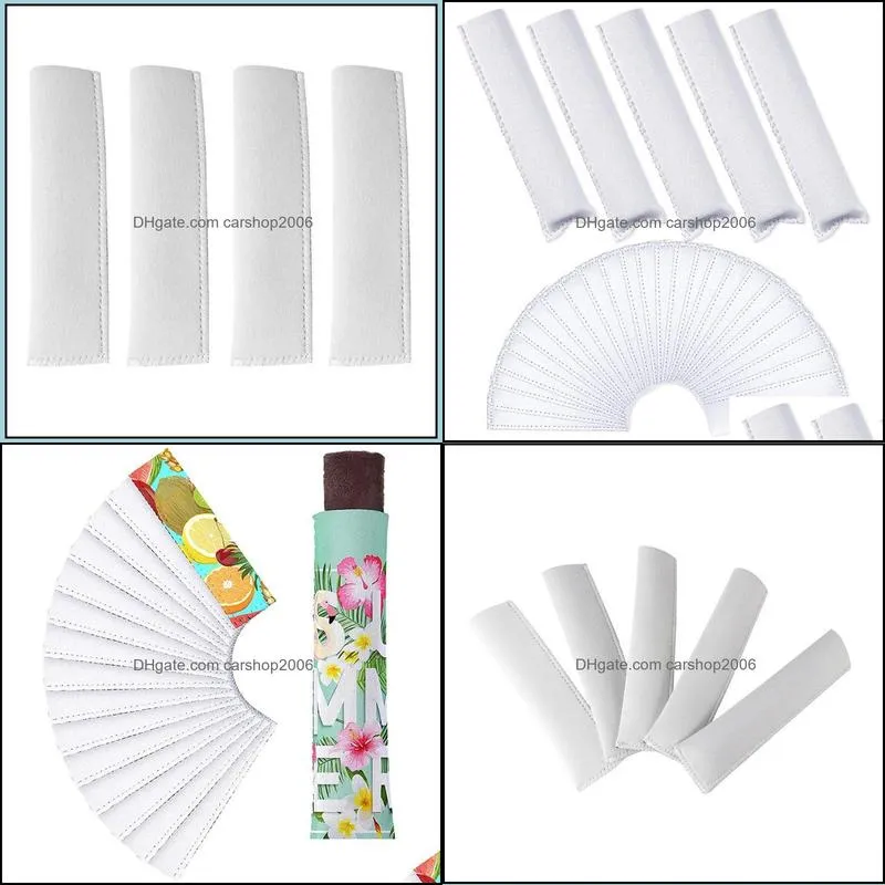 Reusable Sublimation Blank White Tools Neoprene Insulator Ice Sleeve Popsicle Holders Freezer Cover Bag Washable by sea RRB15074