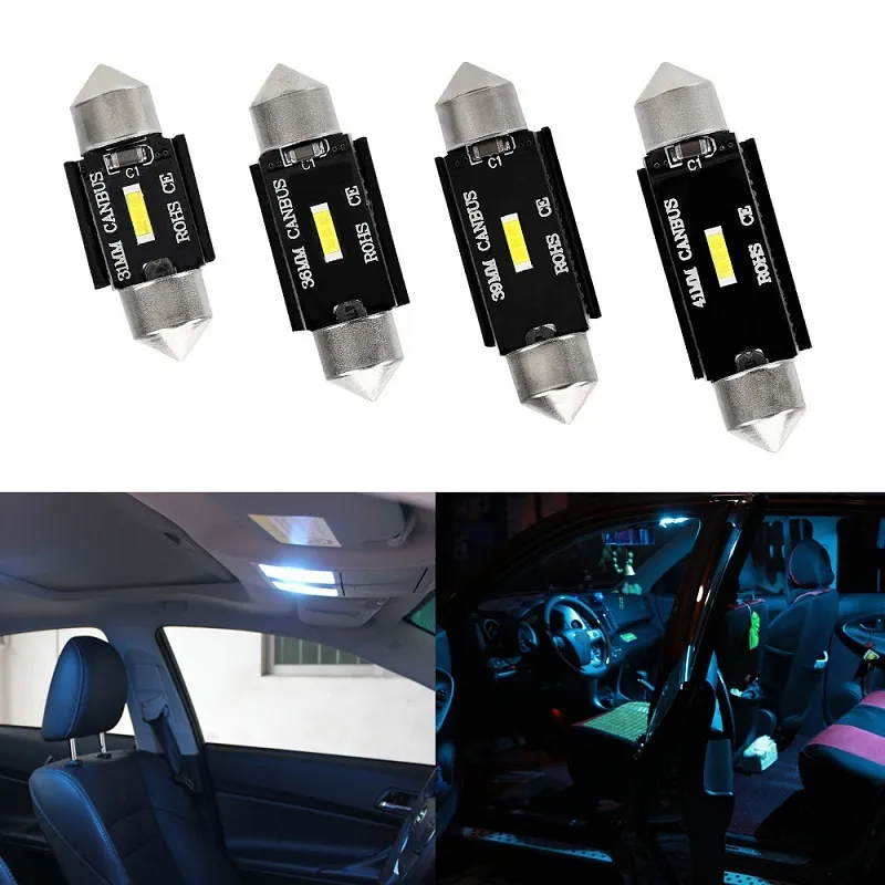 Ampoule LED C5W C10W Canbus 31mm 36mm 39mm 41mm Festoon Led lumière  intérieure de voiture dôme