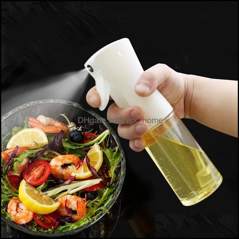 200ml 300ml Leak-proof PET Oil spray bottle fine mist continuous Dispenser Kitchen BBQ Cooking Tools Olive Oil Sprayer (Free sea