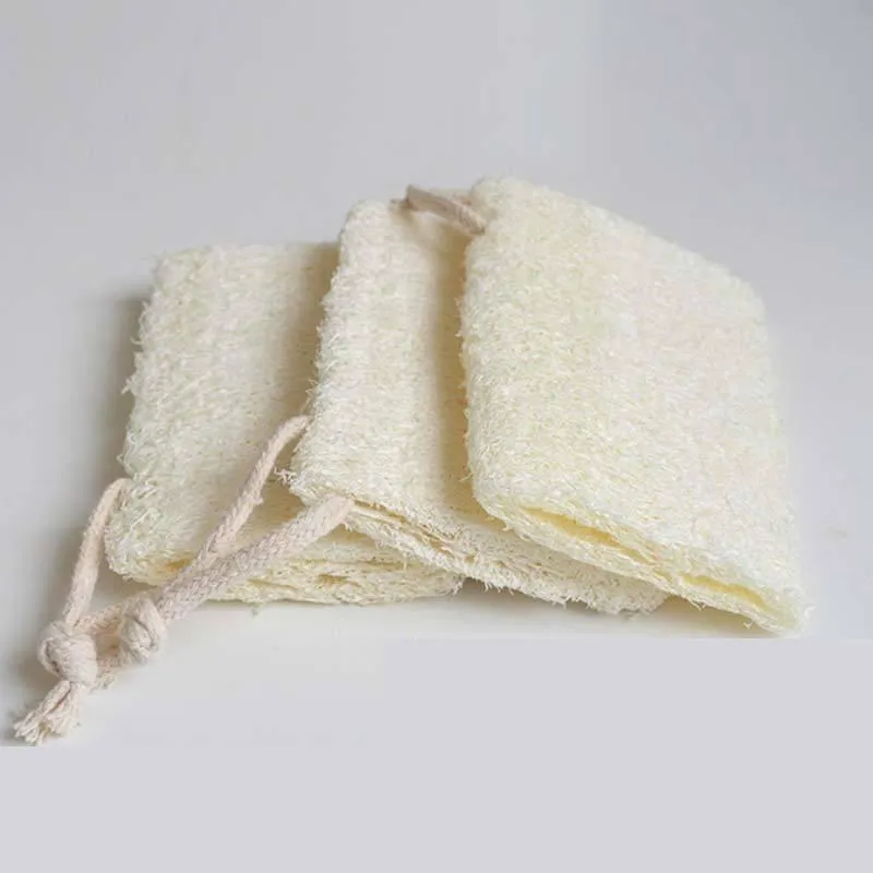 Natural Loofah Luffa Bath Brushes Supplies Environmental Protection Product Clean Exfoliate Rub Back Soft Towel Brush Pot Wash