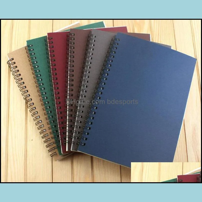 종이 제품 사무용 학교 용품 사업 산업 New Spiral Notebook 삭제 가능한 재사용 가능한 와이어 바운드 일기 책 A5 드롭 배달 2021