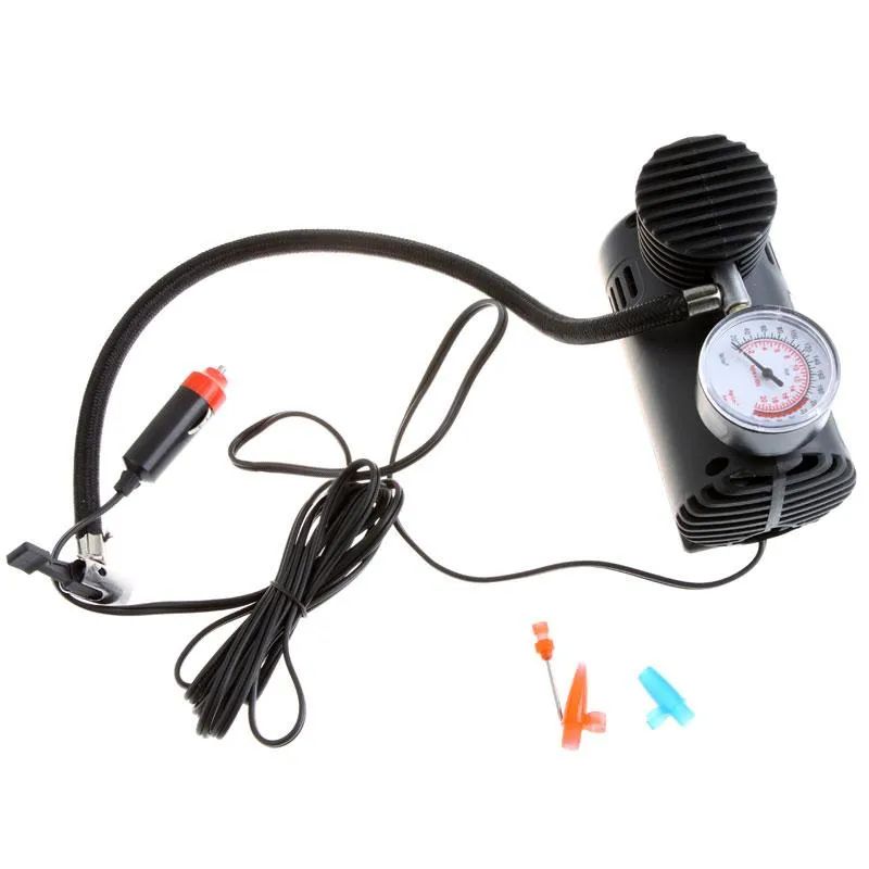 Inflatable Pump Portable Car Auto 12V Electric Air Compressor Tire Inflator 300PSI