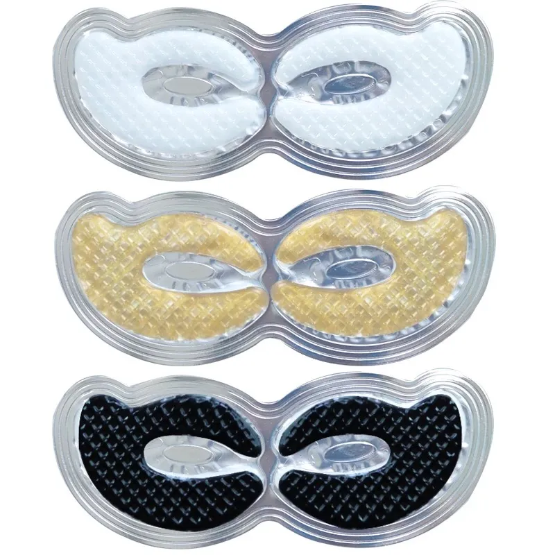 Crystal Collagen Eye Mask Hidratante Eye Mask Anti-Aging Olheiras Acne Máscaras de Cuidados Faciais
