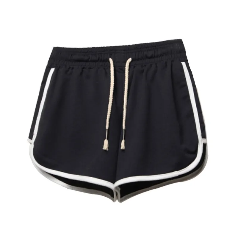Primavera vai código shorts coreano fácil cintura alta mobiliário doméstico perna larga mulher apertado pijama calças soltas w220418
