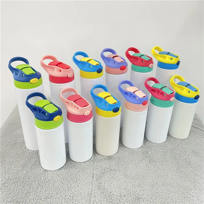 12oz 20oz Sublimation Kids Tumbler Children Sublimation Water Bottles 350ml  Blank White Sippy Cup With Flip Lid Straw Portable Stainless Steel Drinking  Tumbler For Student From Zw_network, $3.81