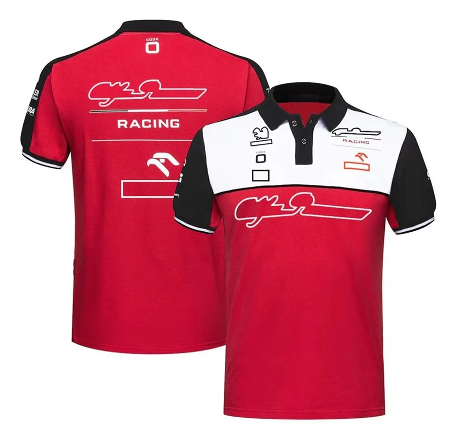 2022 2023 F1 Tシャツフォーミュラ1チームポロシャツドライバーレーシングスーツ夏の特大の車ファンTシャツモトクロスジャージー329Q