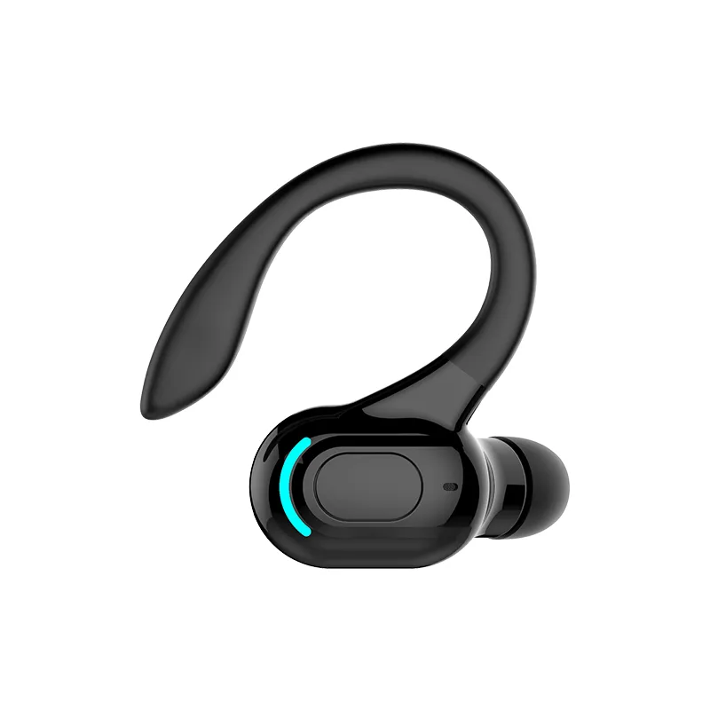 Bluetooth 5.2 Wireless Earbud – Single Earhook Headset With Mic For Phone Calls