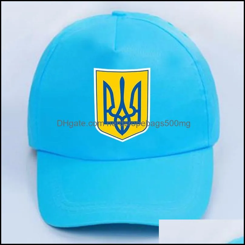 Ukraine Baseball Cap Custom Made Name Number Team Logo Hat Ukr Country Travel Ukrainian Nation Ukrayina Flag Headgear RRB14673