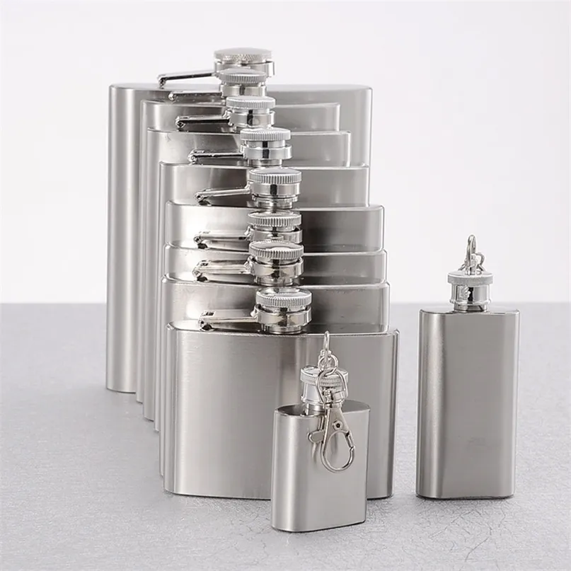 110 oz High Quality Wine Whisky Pot Bottle Hip Flasks Drinker Alcohol Portable Drinkware Stainless Steel 220809