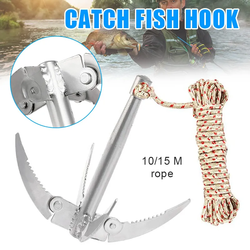 Folding Anchor With Grappling Hook And Rope Survival Tool For Boats And  Fishing Enthusiasts 220812 From Yao09, $17.07