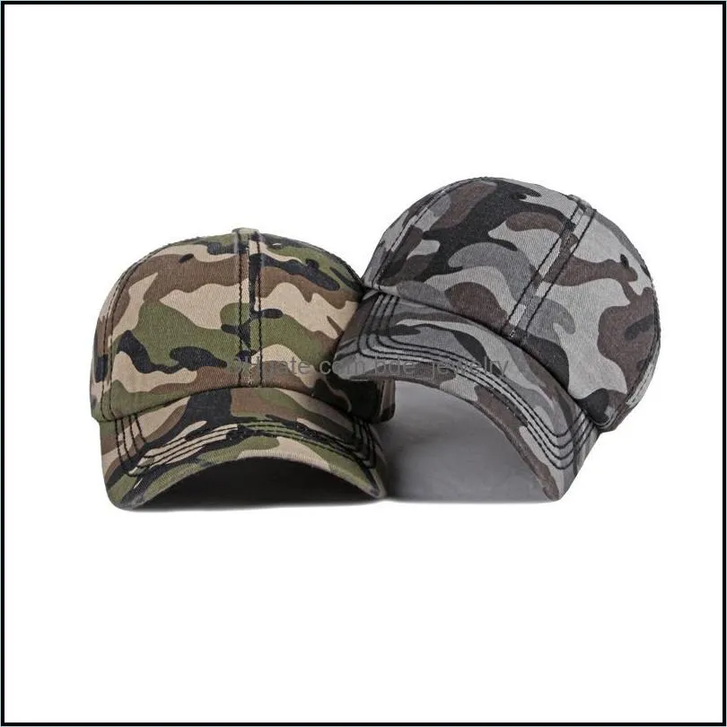 outdoor camouflage adjustable cap army fishing hunting hiking basketball snapback hat