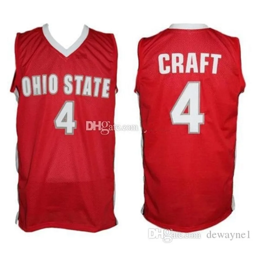 Nikivip #4 Aaron Craft Ohio State Buckeyes College Retro Classic Basketball-Trikot Herren-Trikots mit individuell genähten Nummern und Namen