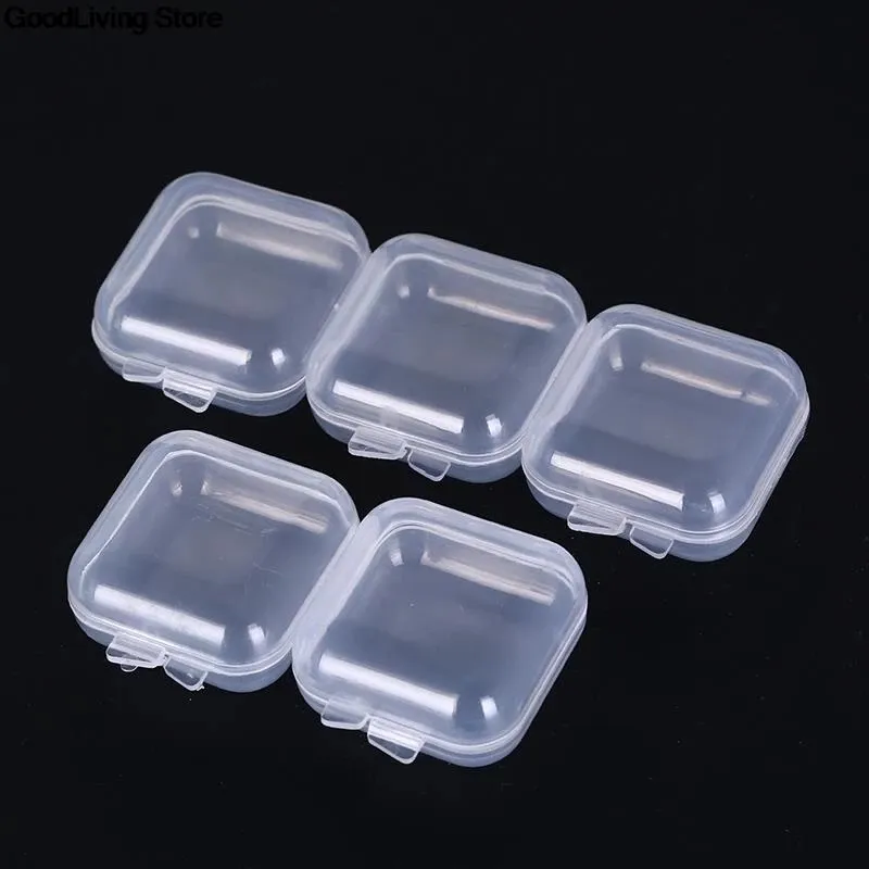 Wholesale Clear Plastic Blocks Mini Storage Box With Lids Rectangular  Design From Luckies, $0.07