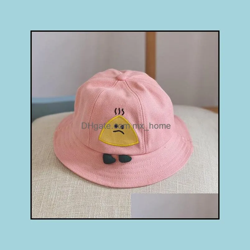 15459 new baby cartoon hats kids bucket hat boys girls sunhat children sun hat caps