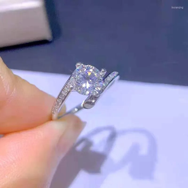 Wedding Rings 2022 Trendy Twist Design With Adjustable Size Silver