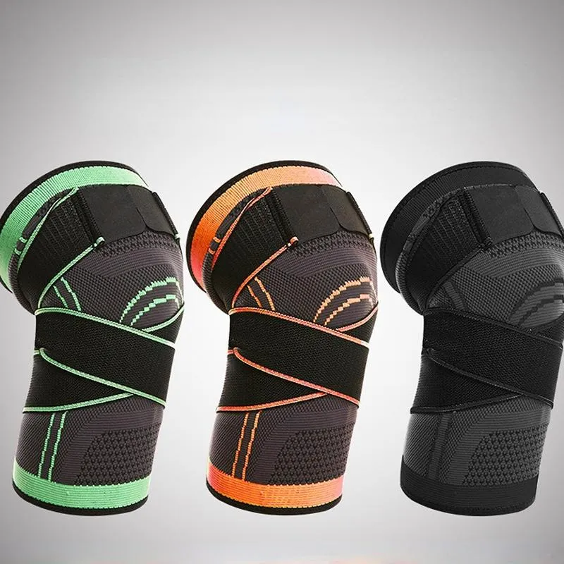 Oporne zespoły Pieczak sportowy kolan bandaż męski bandaż elastyczne wsparcie fitness sprzęt do koszykówki padssistance
