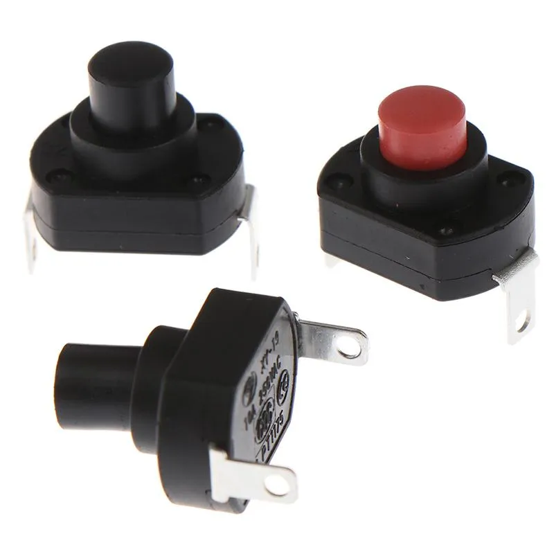 Commutateur bouton poussoir autobloquant Micro Power 5 pièces 10A hauteur 13.5/15.5/18.5mmSwitchSwitch