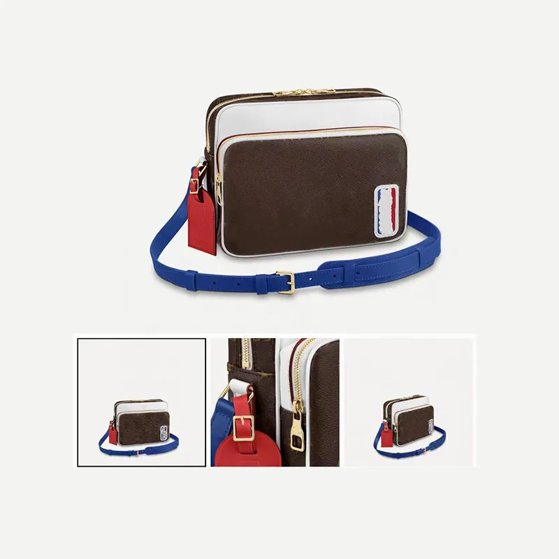 NB Man Bag worki komunikatorowe Wspólne Mailman Mens damski na pojedyncze ramię skórzane chłopiec designer