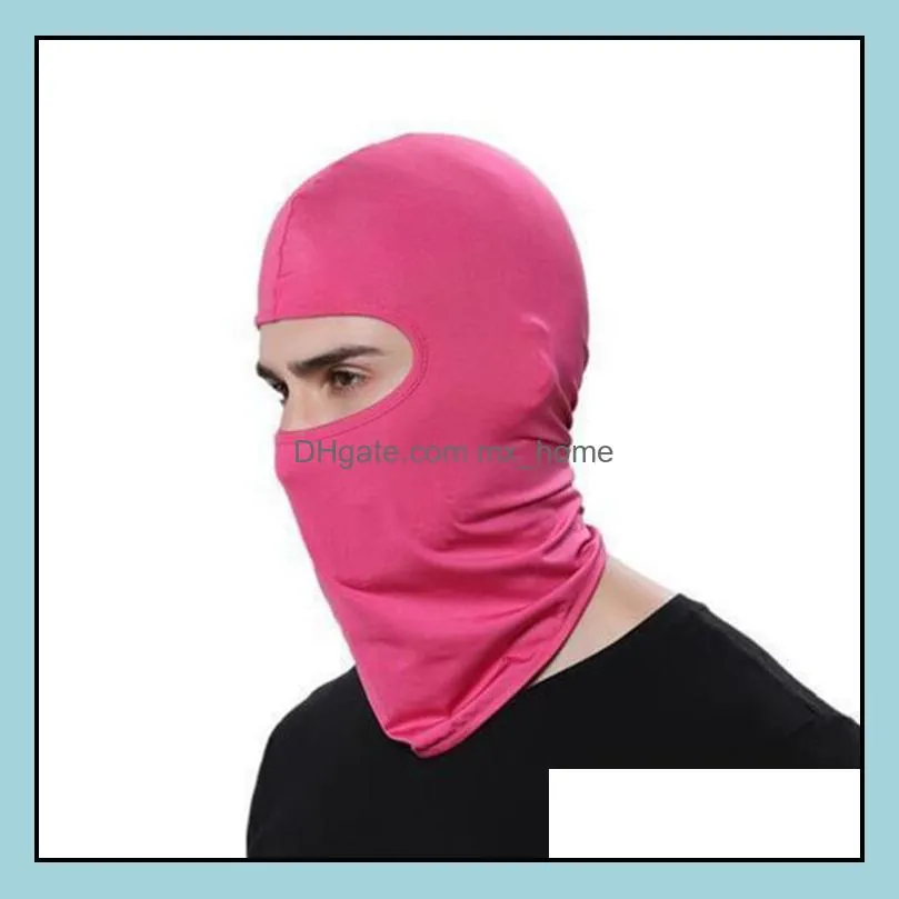 outdoor sports hood riding motorcycle bike liner protective mask cs masked ridings sun protection headgear hat pad11768