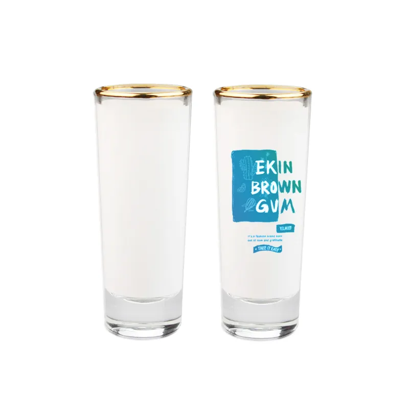 3oz sublimering skott glas vin glasögon klar vit blank cocktail kopp värmeöverföring dricka muggar 144st per kartong frostat