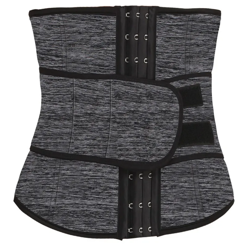 Bequemer, langlebiger Neopren-Taillentrainer für Damen, körperformend, Workout, Sauna, Schwitzanzug, Bauch, Bauch, Shapewear, 7 Stahlknochen, feste Kontrolle, Sportgürtel