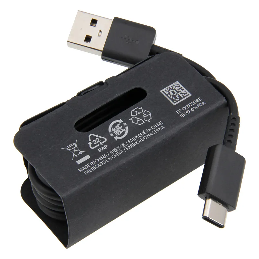 Typ C-kablar för Samsung Galaxy S10 S9 S8 Plus Fast Charger Type-C USB-C Data Sync USB-kabel