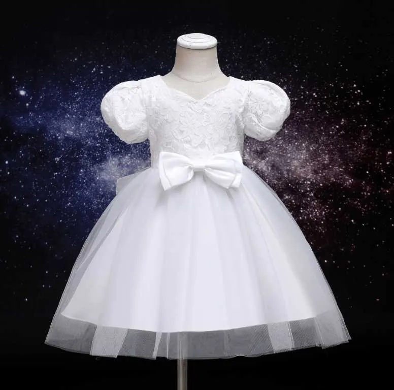 Costumi per bambini Ricamo Principessa elegante Abiti da cerimonia per le ragazze Abiti per party di matrimonio Ball Abbigliamento per bambini Abiti 3-10Y 2022
