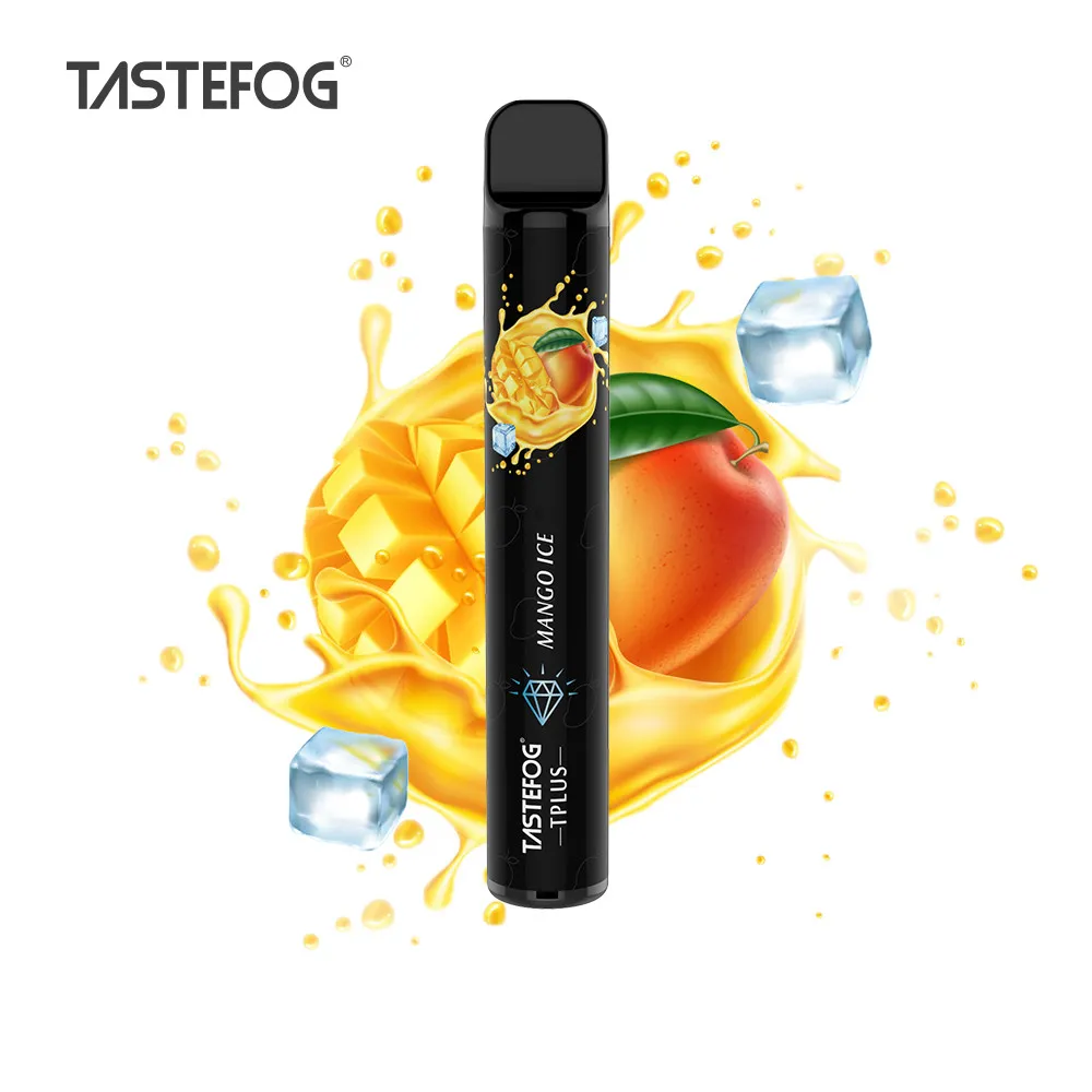 Tastefog Tplus 800puffs 2% di ghiaccio di mango a vape per vapori di vaporizzazione elettronica all'ingrosso