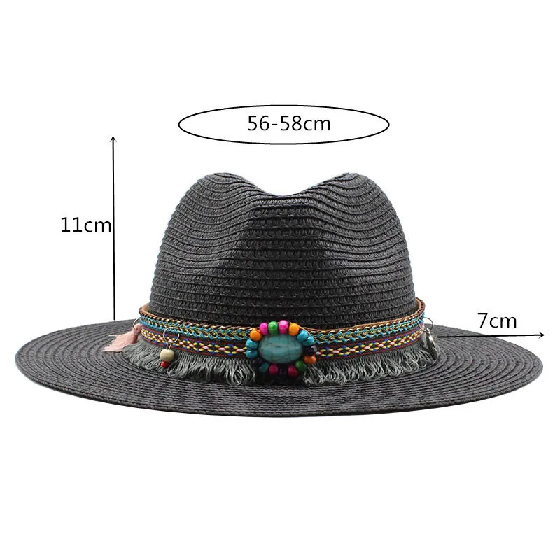 Fashion Panama For Women Men Jazz Fes Cooling Kaiko Boho Sun Hat Summer  Breathable Elegant Ladies Party Hat Wholesale 220617 From Jiu05, $8.31