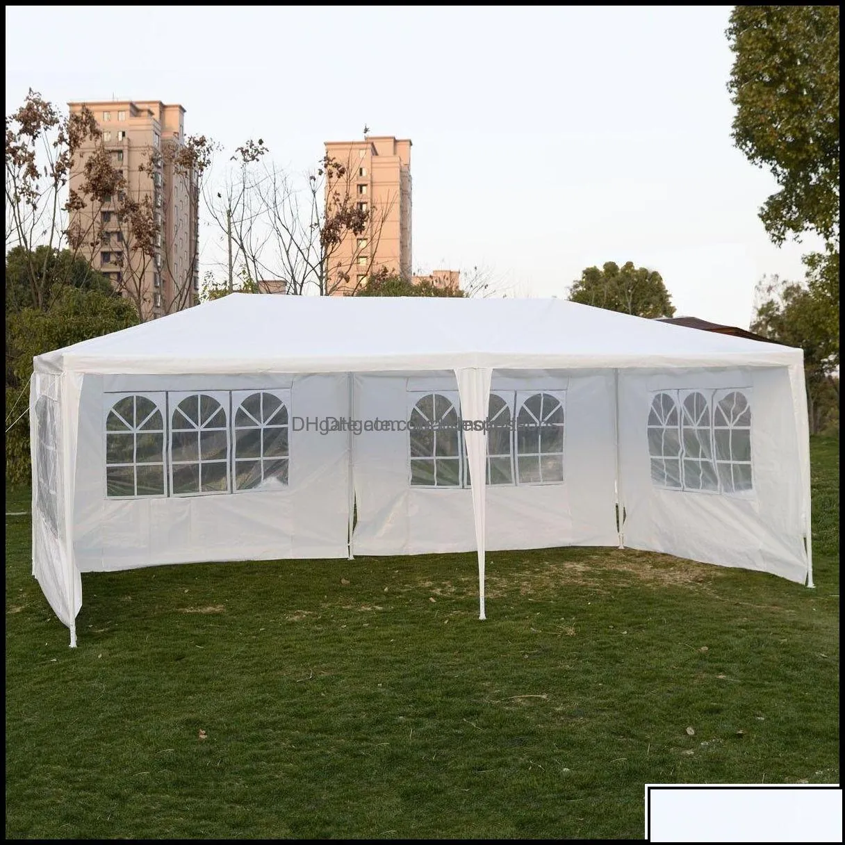 Gölge Bahçe Binaları Veranda Çim Ev Patio Açık 3x9m gölgelik parti düğün çadırı pavilion cater etkinlikleri yan duvar damlası teslimat 2