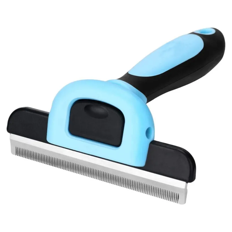 Fournitures d'outils de toilettage pour chiens, brosse à cheveux, peigne d'épilation noué pour animaux de compagnie, lame amovible en acier inoxydable LK227