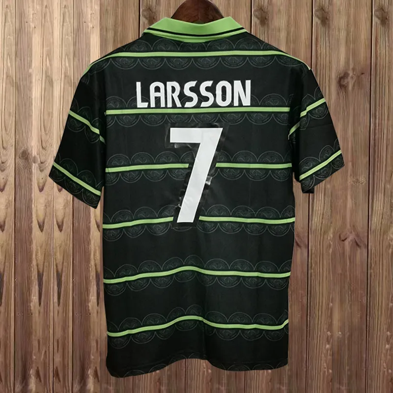 【正規品】Celtic FC LARSSON 7 シャツ Celtic FC Retro Football Shirts - Larsson, Sutton, Nakamura