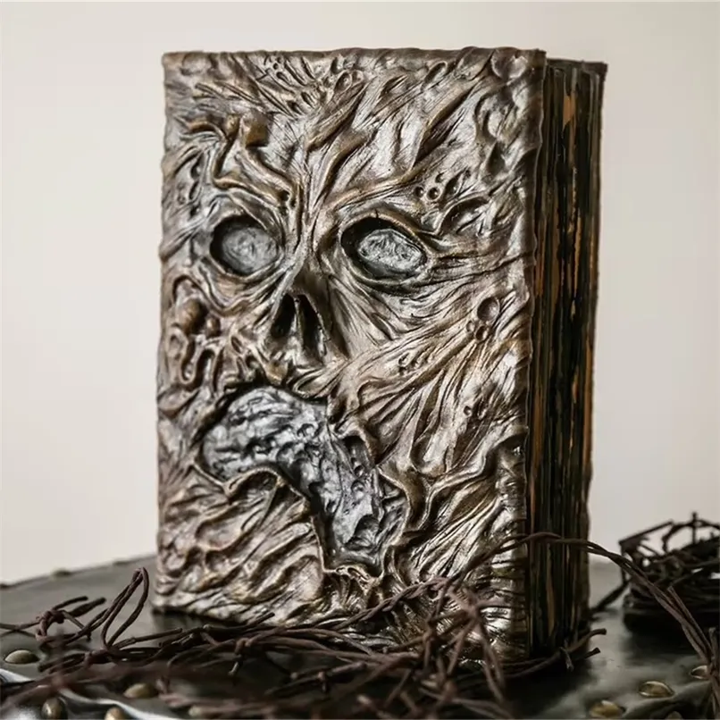 Unique Necronomicon Evil Dead Book pas 3D Notebook Décorations Film d'horreur Prop Cadeaux Dead Spellbook pour Home Desktop Decor 220711