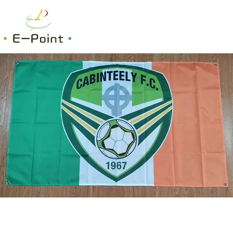 Ирландия Cabinteely FC Flag 3 * 5FT (90 см * 150см) Полиэстер Флаг Баннер Украшение Летающие Главная Садовые Флаги Праздничные подарки