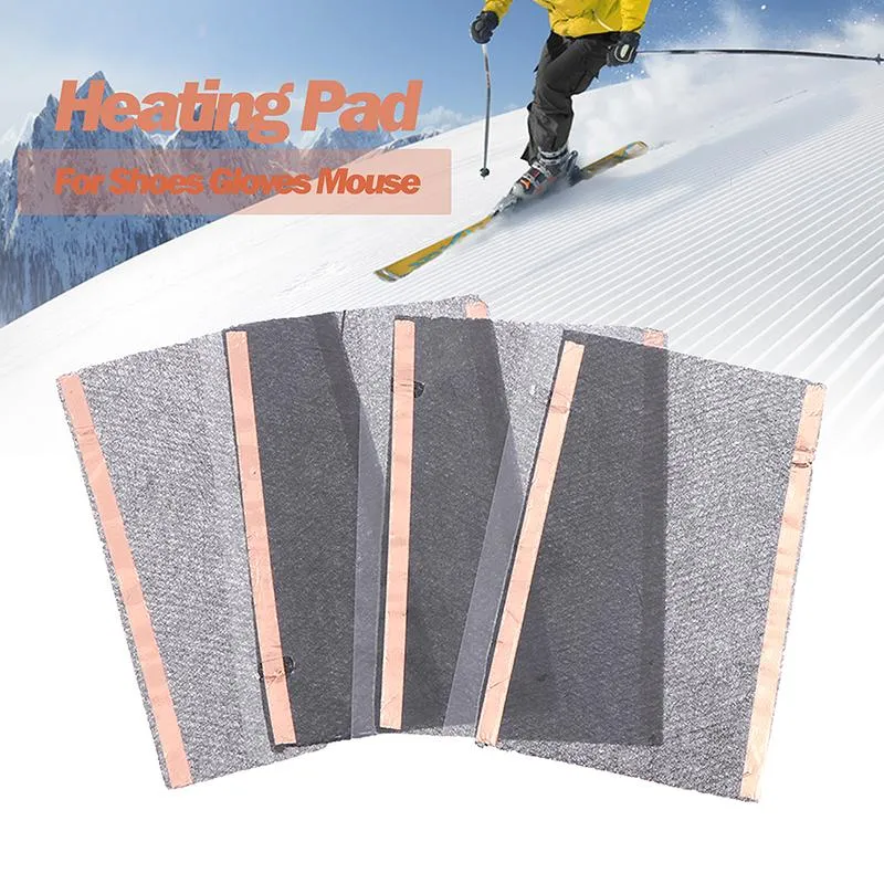 Tapetes 2/4/5pcs/embalagem placa mais quente de inverno para sapatos luvas mouse pad mouse padscarpets de aquecedor de aquecimento USB diy