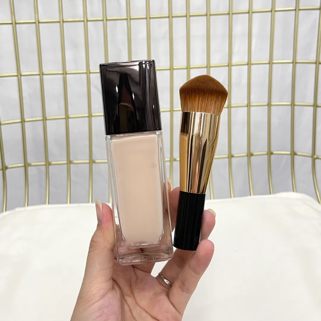 Brand Ultimate Rediance 생성 세럼 파운데이션 Bd01 With Brush 메이크업 화장품 40ML 풀 커버리지 경량 페이스 Flawless