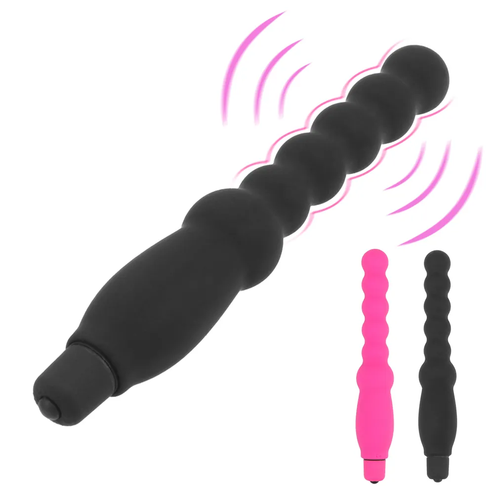 10 Speeds Anal Beads Butt Plug Bullet Vibrator for Women Prostate Massager Clitoris G-Spot Stimulator sexy Toys