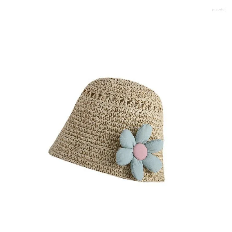 Chapeaux à large bord Simple fille chapeau de soleil disquette été pour femmes plage Panama paille dôme armure seau Femme ombre chapeaux large Pros22