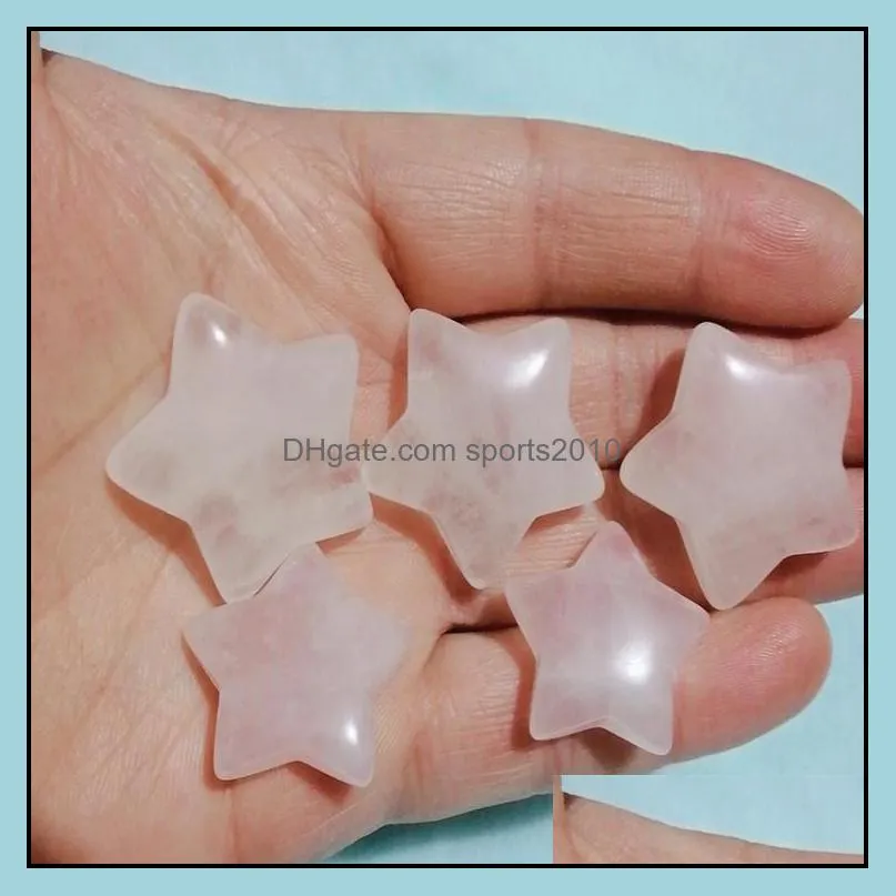 rose quartz  ornaments natural stone naked stones hearts decoration hand handle pieces diy necklace accessories 25mm 30mm sports2010