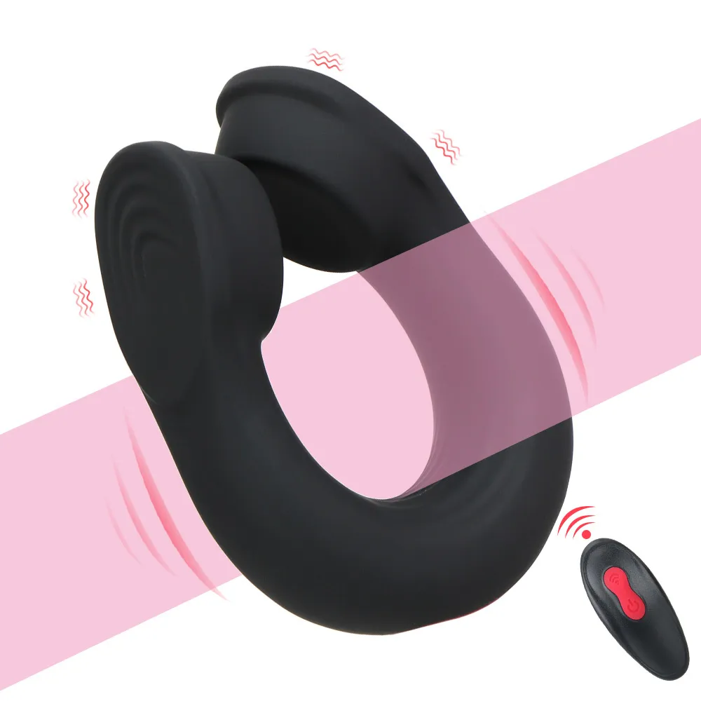 Delay Ejaculation Erection Lock Ring 9 Speed Cock Wireless Remote Control Vibrating Penis sexy Toy for Men