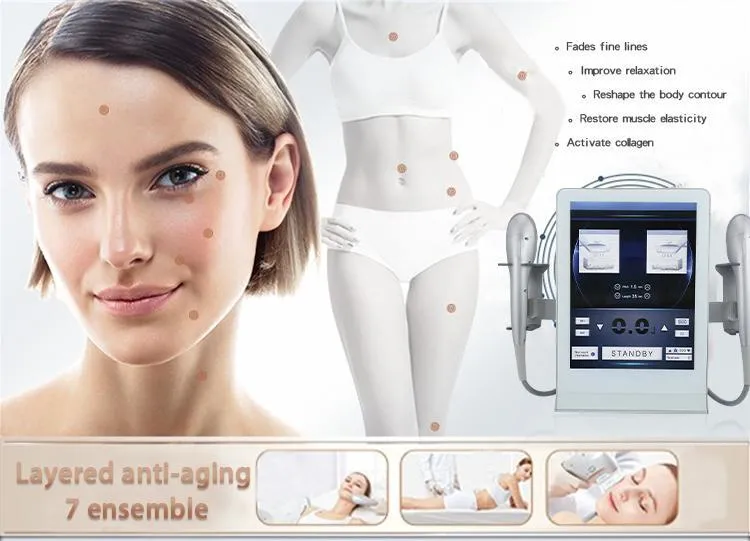 2021 Latest Professional 9D7D Focused Ultrasound Newest 7D Body And Face Slimming Machine 7D For Winkle Removal