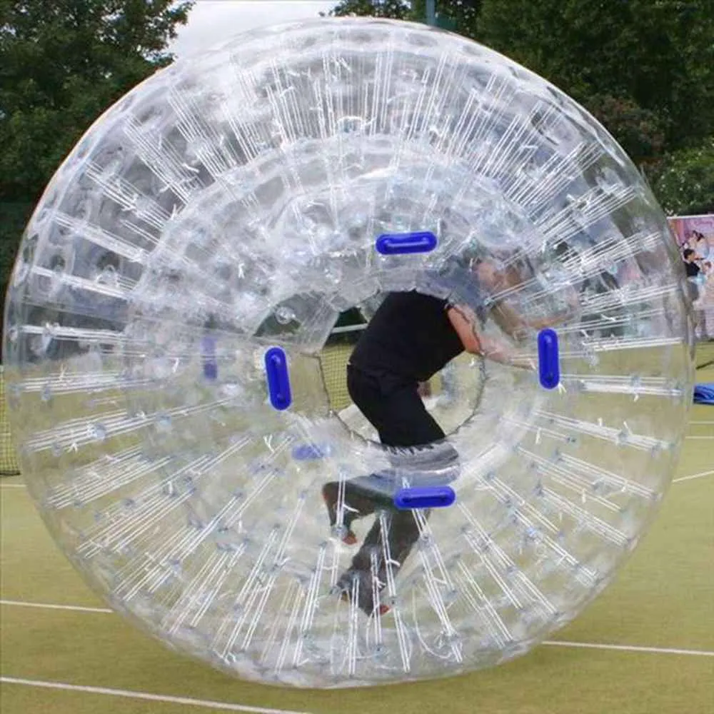 Zorb Ball Human Hamster Piłki Nadmuchiwane Bouncer do Wodnej Land Chodzącą lub wodą Hydro Zorbing z opcjonalną uprząż 1,9 m 2,5 m 3m