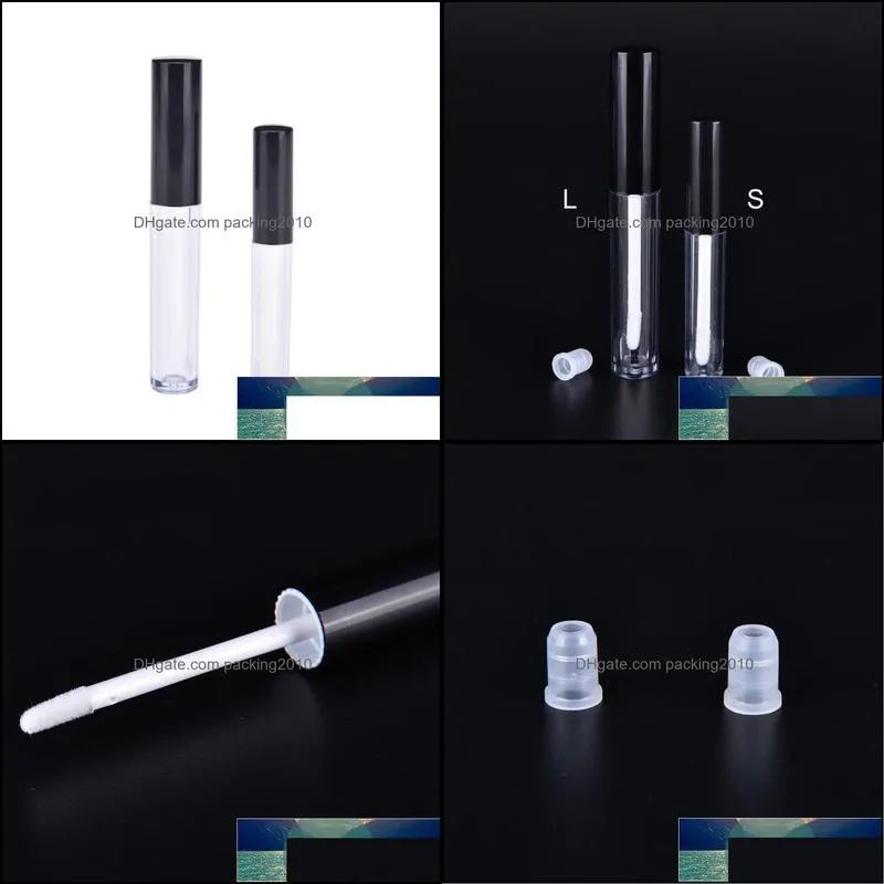 S/L Size Plastic Clear Empty LIP Tubes Refillable Bottle Containers Lipstick Fashion Makeup Cosmetic Accessories Storage Bottles & Jars Factory price expert