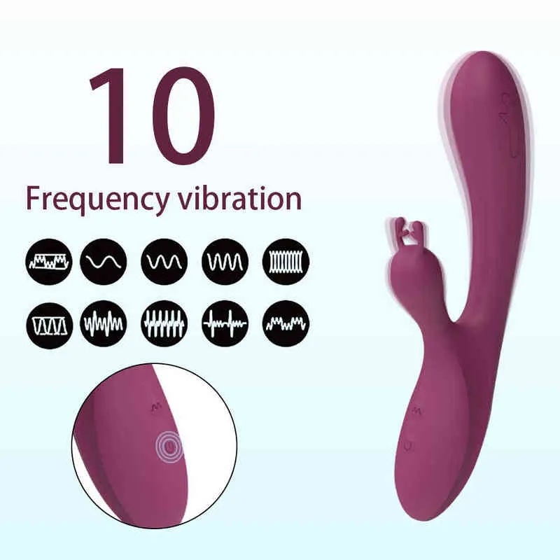 Rabbit Vibrator for Woman 10 Speed G Spot Vagina Clitoris Stimulator Masturbator Dildo Vibrators Adult Sex Toys for Woman Couple (5)