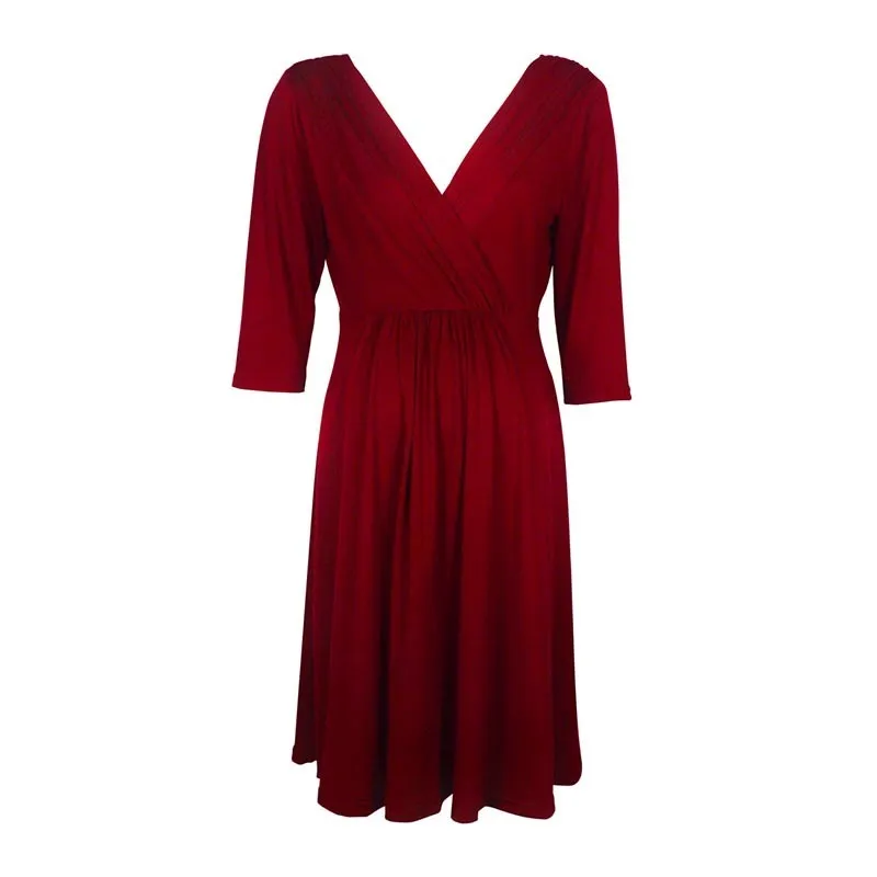 Breastfeeding Maternity Dress for Pregnant Women V-Neck Polyester Cotton  Above Knee Summer Dress from Dhgate Maternity Dresses