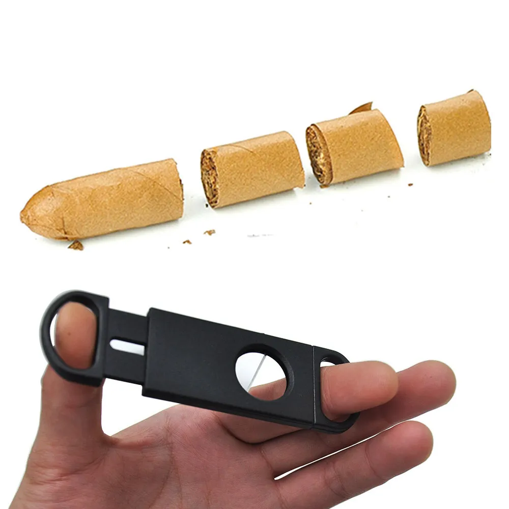 2023 Wholesale Custom Logo Cigar Punch Cutter Scissors Stainless Steel Cigar Cutter Metal Portable Cigar Accessories