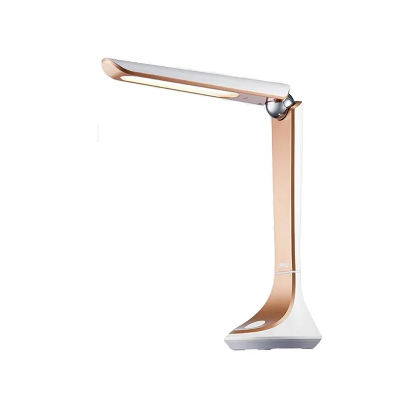 Oply LED Eye Caring Desk Lamp Studie Reading Lampor 3 Nivåer Ljusstyrka Mobilt Touch Control Vik Portable Light