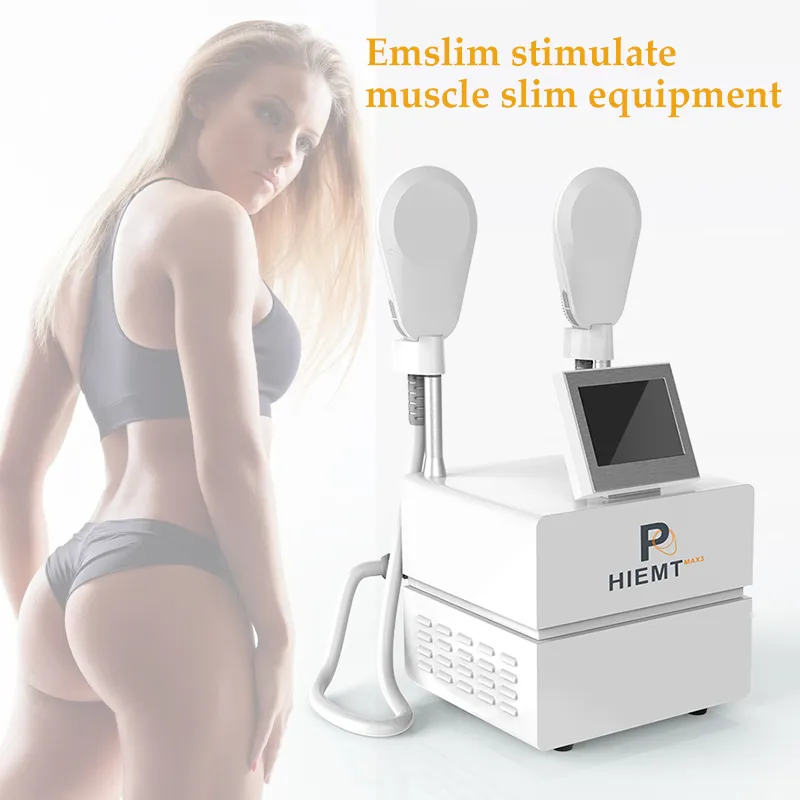 Nuevo 7 Tesla EMSlim estimulador de construcción muscular cuerpo EMS máquina de adelgazamiento perder peso HIEMT em equipo de belleza delgado