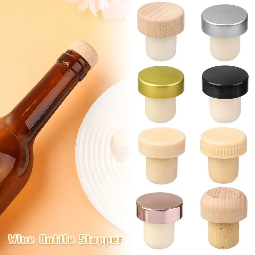 Wine Stopper Champagne Rubber Bottle Cap Cover Kitchen Bar Supplies T